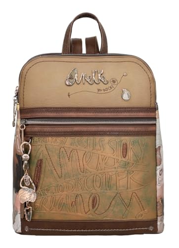 Anekke Mochila 3 Compartimentos Outer - Multi-Compartimento | Gran Capacidad - Medidas: 28/31/11 Cm - Accesorios Y Complementos Mujer