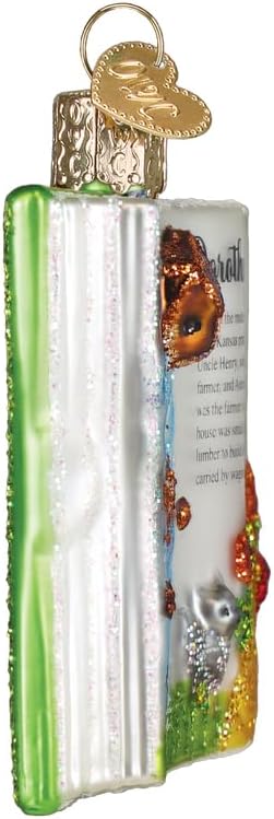 Old World Christmas The Wonderful Wizard of Oz Book Glass Blown Ornament for Holiday Tree, Handcrafted Holiday Decoration, Book Collection - Image 4