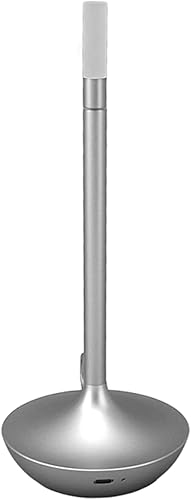 Hyuduo Lámpara de mesa inalámbrica, niveles USB, forma de vela para lámpara de noche LED, niveles de brillo, escritorio de vela para lámpara de