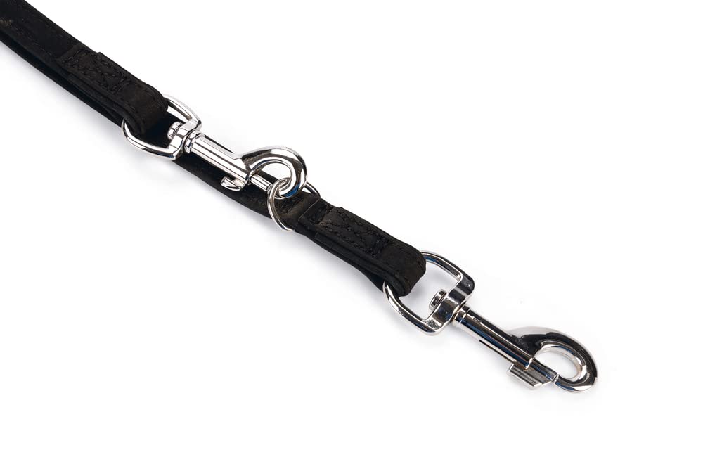 Karlie Hundeleine Buffalo – 100 Cm, 18 Mm, Grau, Aus Weichem Kalbsleder