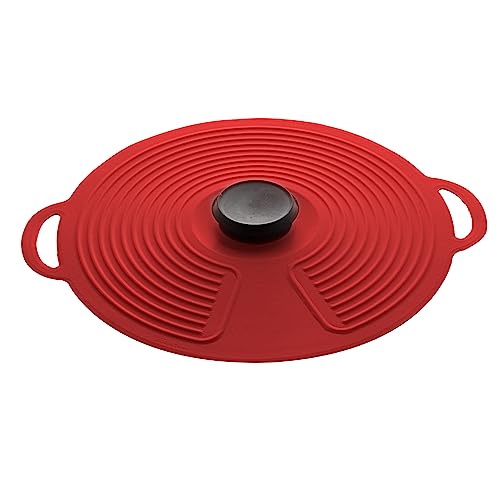 Tampa de Silicone para Panela Vermelha 23cm - Lyor