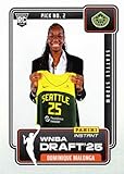 2025 Panini Instant Draft Night WNBA Basketball #DN-2 Dominique Malonga Rookie Card Storm - Only 5,323 made!