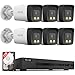 Produktbild HiLook® by HIKVISION Überwachungskamera Set 6X 8MP 4K PoE Bullet Kameras mit Hybrid Light Nachtsicht und KI Personen Fahrzeugerkennung NVR 8CH 2TB HDD wetterfest IP67 App Steuerung Plug and Play