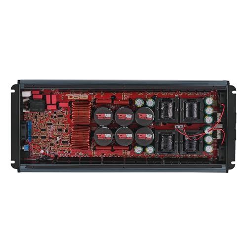 Image of DS18 FRP-8K /TI Compact Monoblock Full-Range Class-D Amplifier - 8000W RMS @ 1Ω | High-Power Car Audio Amp | Smart Cooling, LED Clipping Indicator, Variable Filters, 0GA Inputs