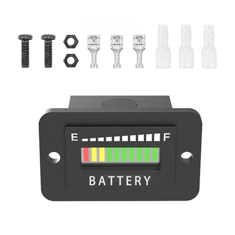 Indicador de batería 12-24 V, medidor apto para Yamaha, Golf, carrito, Ezgo, Club Car pieza de automóvil