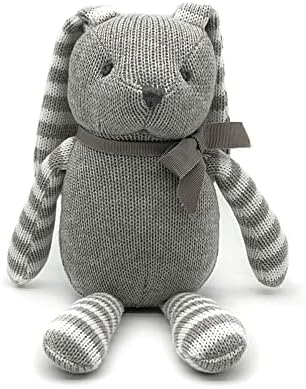 FLUFFYFUN Plush Baby Teddy Bear Stuffed Animal Toy (White) (bear blue)