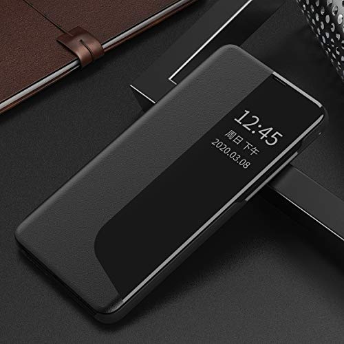 Eabhulie Case For Huawei Mate 20 Pro, Smart View Window Flip Stand Cover Pu Leather Protective Case For Huawei Mate 20 Pro Black #TOP1
