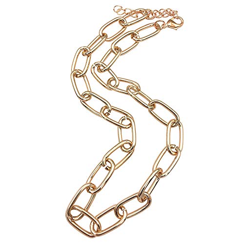 Gold Paperclip Necklace for Women Paperclip Chain Necklace Gold chain Necklace for Women Chain Paperclip Choker Necklace