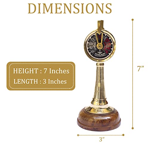 Royal Mini Nautical Brass Handmade Telegraph Vintage Maritime Telescopes Collectible Wooden #TOP3