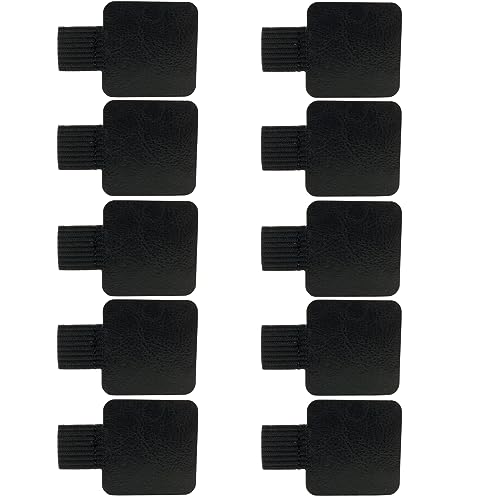 YCSXhandpick 10Pcs Pen Holder For Notebook Elastic Band Pen Holders Self Adhesive Pen Loop Holders Pencil Holder For Journal Planner Exercise Book