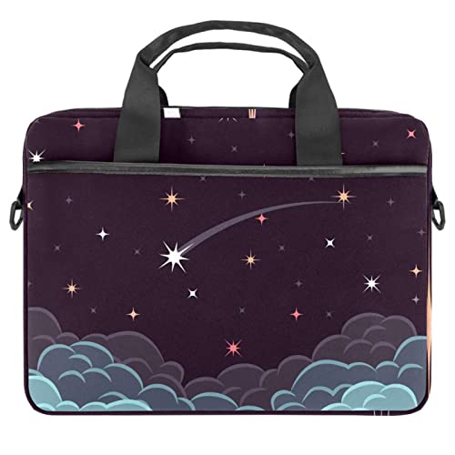 Sac bandoulière ordinateur portable 13 14 pouces housse Bronx motif statue couleur
