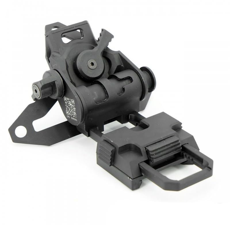 PVS15 PVS18 GPNVG18 Etc Night Vision Goggles Mount?Adjustable Tactical Helmet Mount?for L4G69 NVG Metal Helmet Mount?CNC Aluminum (BK)