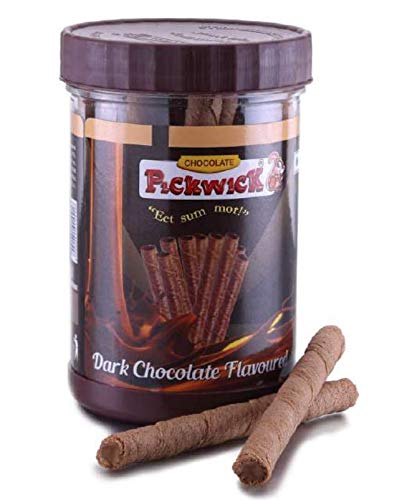 Pickwick Dark Chocolate Wafer Rolls 150gms Jar Amazon In Grocery Gourmet Foods
