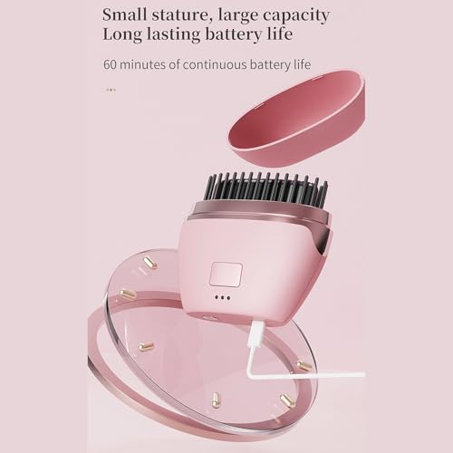 Cepillo plancha de pelo recargable portátil ligero miniatura 4