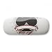 DIYthinker Donna Titolare Cassa di Vetro Occhiali Clam Shell Scatola di stoccaggio 6,3 Pollici x 2,4 Pollici