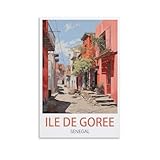 NPRZM Vintage-Schilder, Metallschilder, Ile De Goree, 