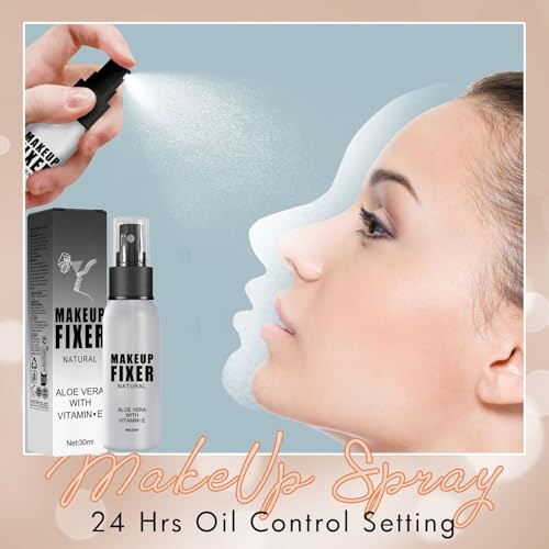 Spray Fijador de Maquillaje 2 Unidades, Fijador de Maquillaje de Larga Duración Para un Acabado Natural y Fresco Sin Polvos, Hidratante, Textura Ligera, Cómodo de Llevar, Para Todo Tipo de Pieles - imagen 4