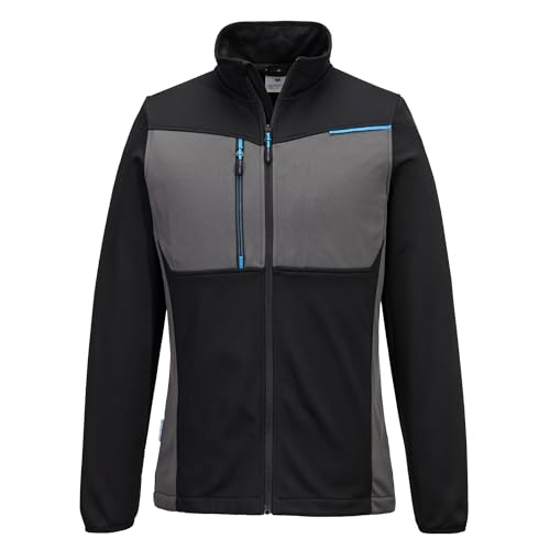 Sweat zippé WX3 Portwest Noir taille XL pour vêtements de travail de protection