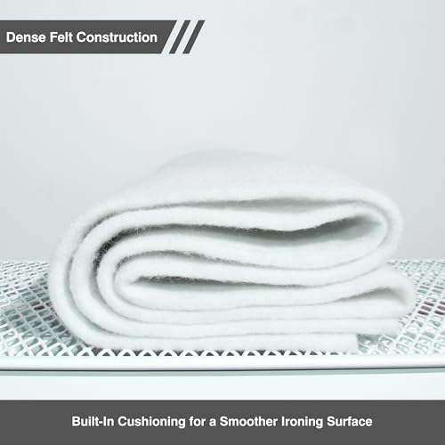 Image of Ironing Board Padding Only, Heavy Duty Standard Ironing Board Pad Replacement, Cut-to-Fit for Standard, Wide & Large Board Sizes up to 21 x 57 Inches