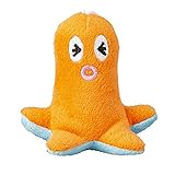 犬 猫用TOY おもちゃ [お弁当シリーズ] タコウィンナー【オレンジ】（4193）ユニークな顔のタコウインナー玩具 ピーピーと音が鳴ります ポンポリース
