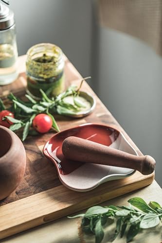 Image of Kitchen Spoon Rest for Stove Top, Spoon Holder for Kitchen Counter | Non-Stick Spatula Holder, Coffee Spoon Rest, 5.12 inch, Heat-Resistant Utensil Holder, Modern kitchen Decor, Dishwasher Safe