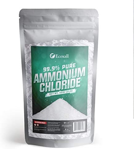 Ammonium Chloride for Wood Burning - 99.9% Pure - 2 Pounds - Ammonium Chloride Powder
