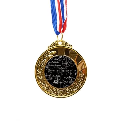 Medalla de oro de cálculo y matrices el regalo de reconocimiento perfecto para matemáticos