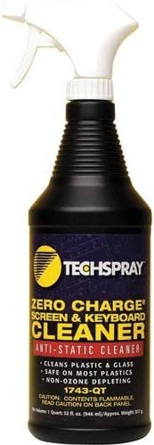 Techspray 1743-QT Zero Charge Screen and Keyboard Cleaner Quart