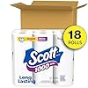 Scott 1000 Toilet Paper, 18 Rolls, Septic-Safe, 1-Ply Toilet Tissue