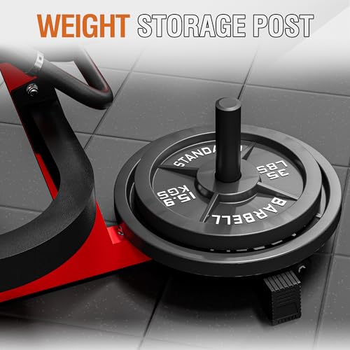 GMWD Leg Extension and Curl Machine, Lower Body Special Leg Machine, Adjustable Leg Exercise Bench with Plate Loaded, Leg Rotary Extension for Thigh, Home Gym Weight Machine