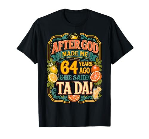 64th Birthday Tropical Vintage 1962 64 Years Old Men Women Camiseta