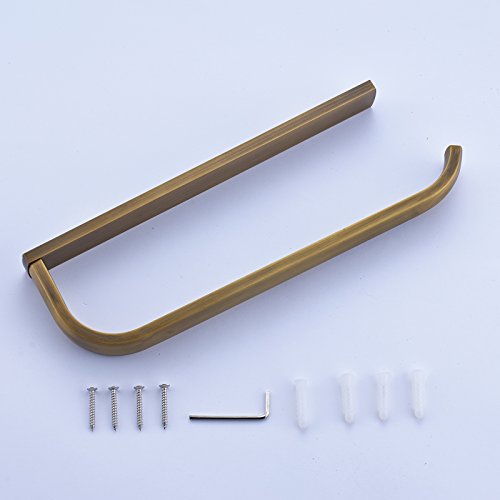 Rozin® Wall Mounted Towel Rack Bar Antique Brass Bath Towel Holder Rail #TOP2
