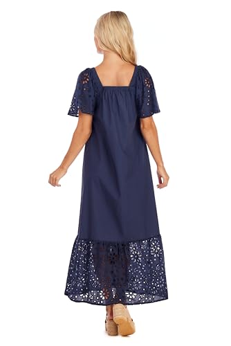 Image of Mud Pie Women's Mud Pie Women's Conny Eyelet Maxi Dress