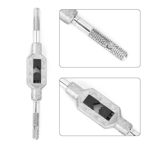 Msiud Mini Gewindebohrer Set, M1-M3.5 Hochgeschwindigkeits Stahl Metrischer Gewindeschneider Set Modellbau Gewindeschneidwerkzeug für Das Gewindeschneiden Von Uhren und Armbanduhren 11-Teiliges
