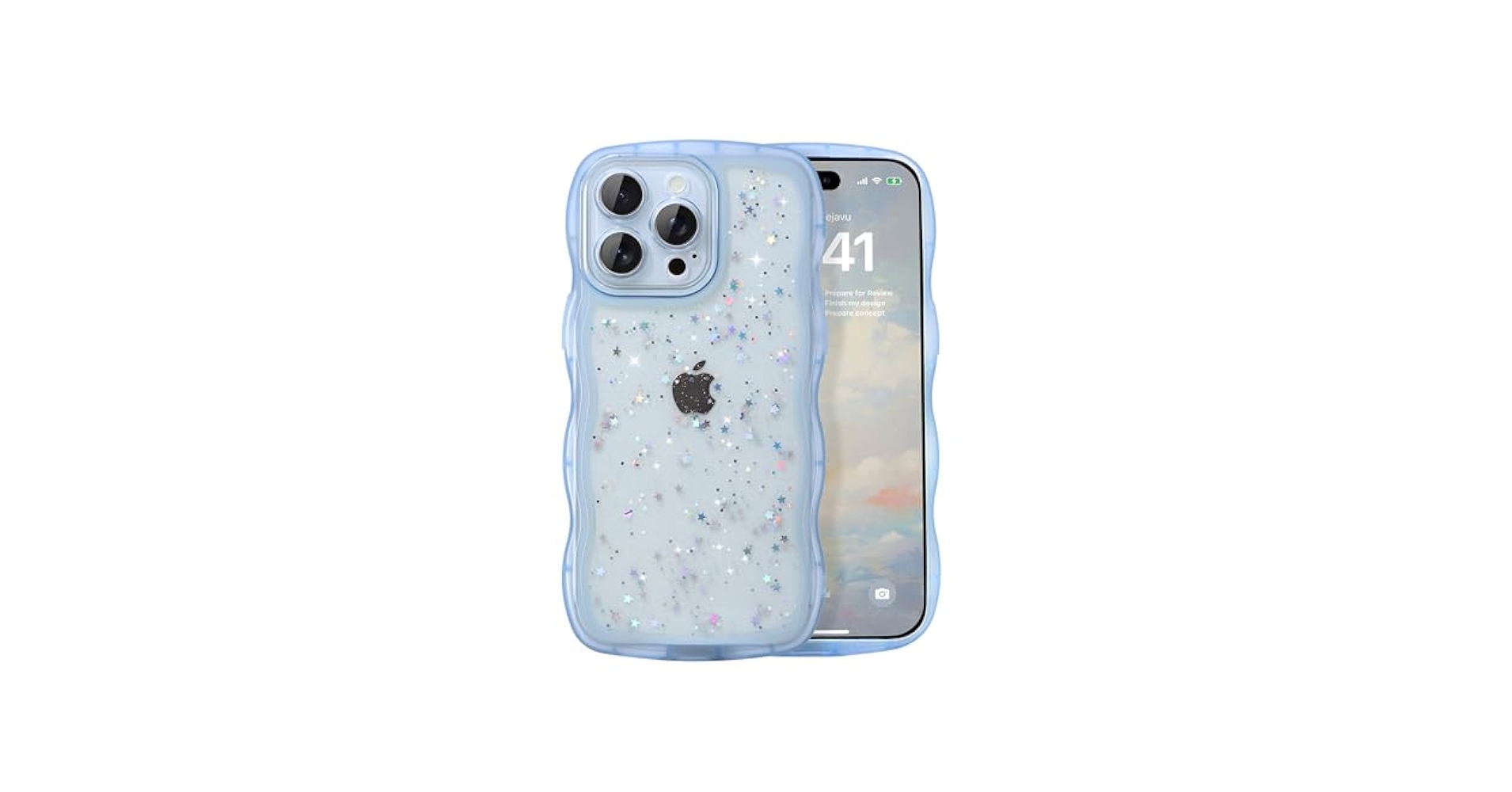Amazon.com: IAIYOXI Case for iPhone 14 - Curly Wave Edge