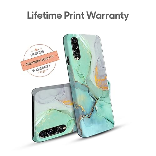 Image of COLORflow Back Cover Compatible with Samsung Galaxy A70 | Beautiful Green Marble | Designer Printed Hard CASE Bumper Back Cover