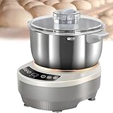 【Fermentazione a temperatura costante】L'impastatrice elettrica dispone di temperatura costante integrata per una lievitazione ottimale della pasta, espansione uniforme, migliore texture e volume, previene il fallimento della fermentazione e garantisce risultati soffici di livello panetteria per tutti i preparati a base di pasta.