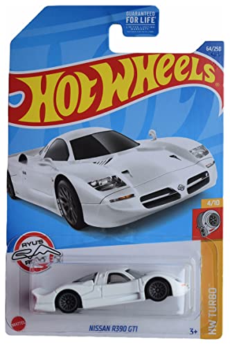 Hot Wheels Nissan R390 GTI, Turbo 4/10 [white] - Nissan R390 GT1