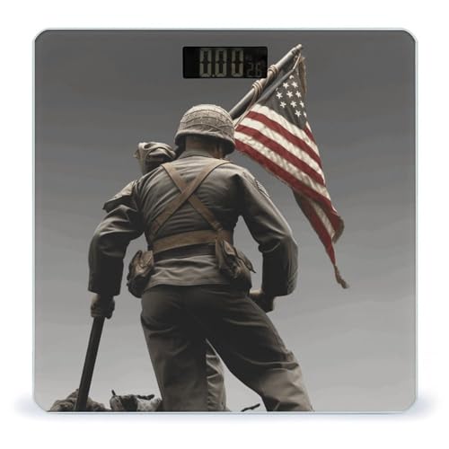 Báscula digital para baño de vidrio templado 400 lb miniatura 1
