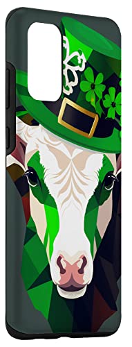Galaxy S20+ St Patrick's Day Leprechaun Goat Clover Shamrock Irish Case #TOP2