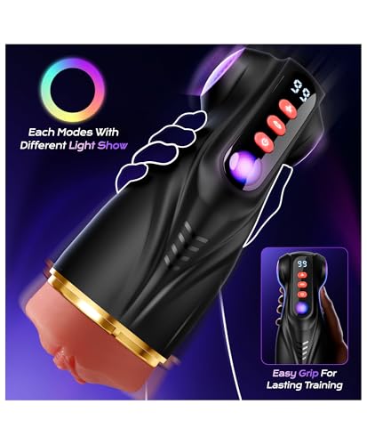 Image of Uoffile Mens Sex Toy Adult Toys 3 Sleeves Sets AI Sync APP Male Masturbator