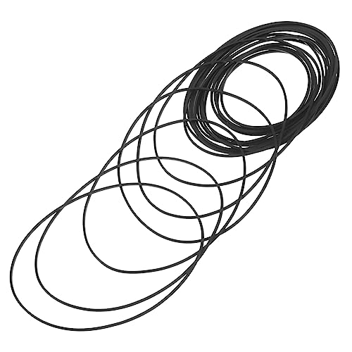 COSMEVIVI 20pcs Cassette Recorder Rubber Belts for Maintenance Drive Belts for DVD Drives Compatible Various Tape Machines and Tear-Resistant Replacement Parts