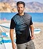 ATLAS FOR MEN - 3 Pack Men's T-Shirts - Breathable Short Sleeve Tops with Summer Prints - Activewear - UK Sizes S to 4XL #2