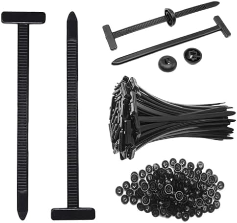 Pack De 100 Hebillas Universales De Nailon Autoblocantes Para Coche – Fijación De Guardabarros, Protectores Y Paneles, Compatible Con Más Del 90% De Modelos, Multiusos