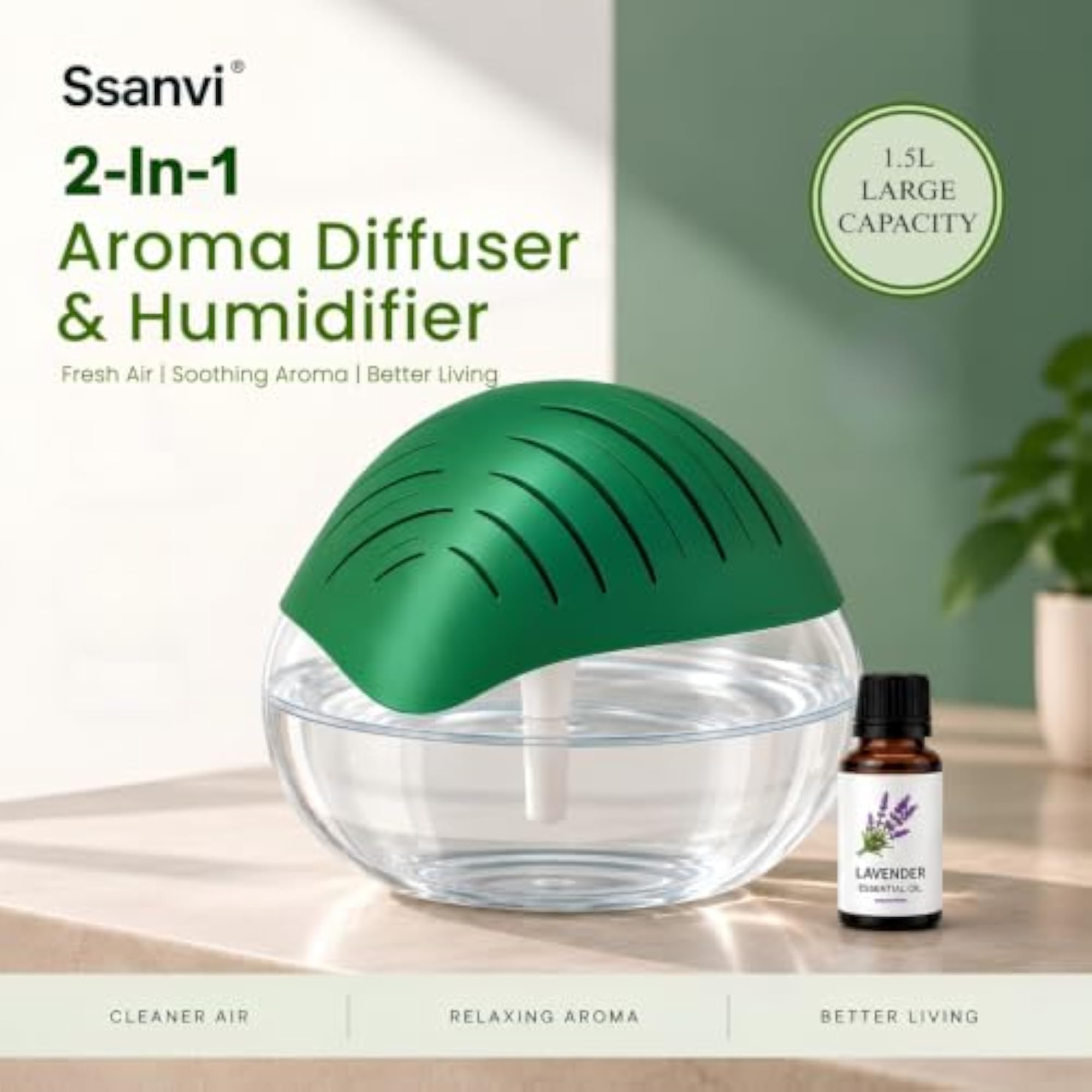 Aroma Diffuser & Humidifier 1.5L