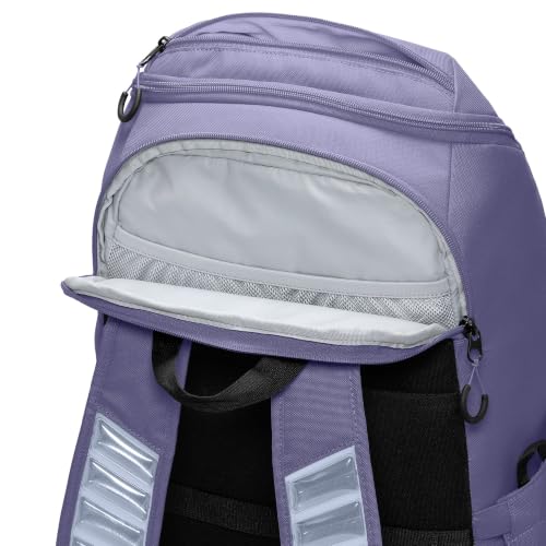 Image of Nike Unisex Varsity Elite Backpack (32L) Dusty Amethyst /Black /Volt One Size