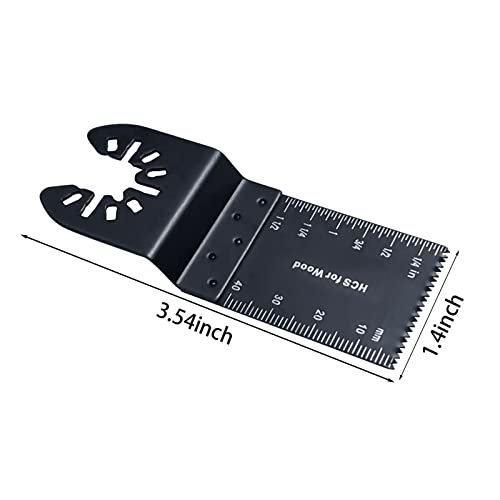 100Pcs Oscillating Tool Blades Professional Universal Oscillating Saw Blades Wood Multitool Blades Compatible With Dewalt, Milwaukee, Makita, Ryobi, Rockwell, Bosch #TOP1