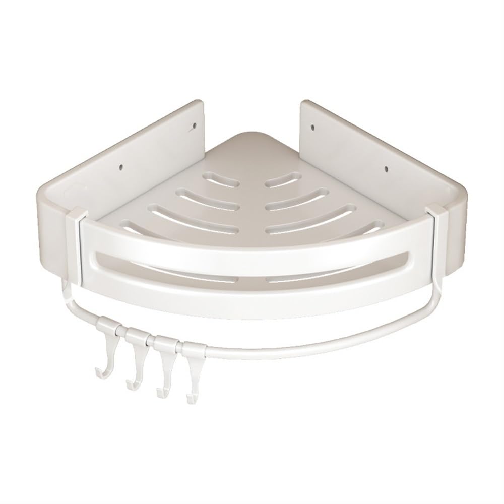 ZJHFFFG 2-Pack Corner Shower Caddy Holder Adhesive Shower Shelf No Drilling Bathroom Shower Organizer Storage Rack