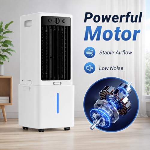Enfriador de aire desmontable con depósito split e inyección superior 5