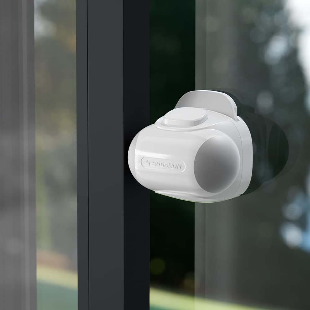 EUDEMON 2 Pack Child Proof Sliding Window Lock Latch, Baby Safety Lock for Sliding Window Sliding Door, Sliding Wardrobe